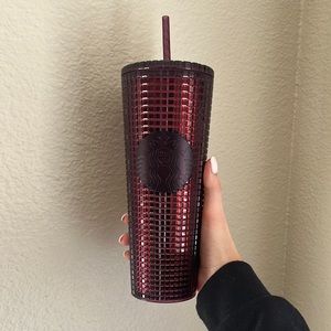 Starbucks 2020 Berry Plum Grid Studded Tumbler